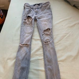 Hollister Distressed Super Skinny Jeans